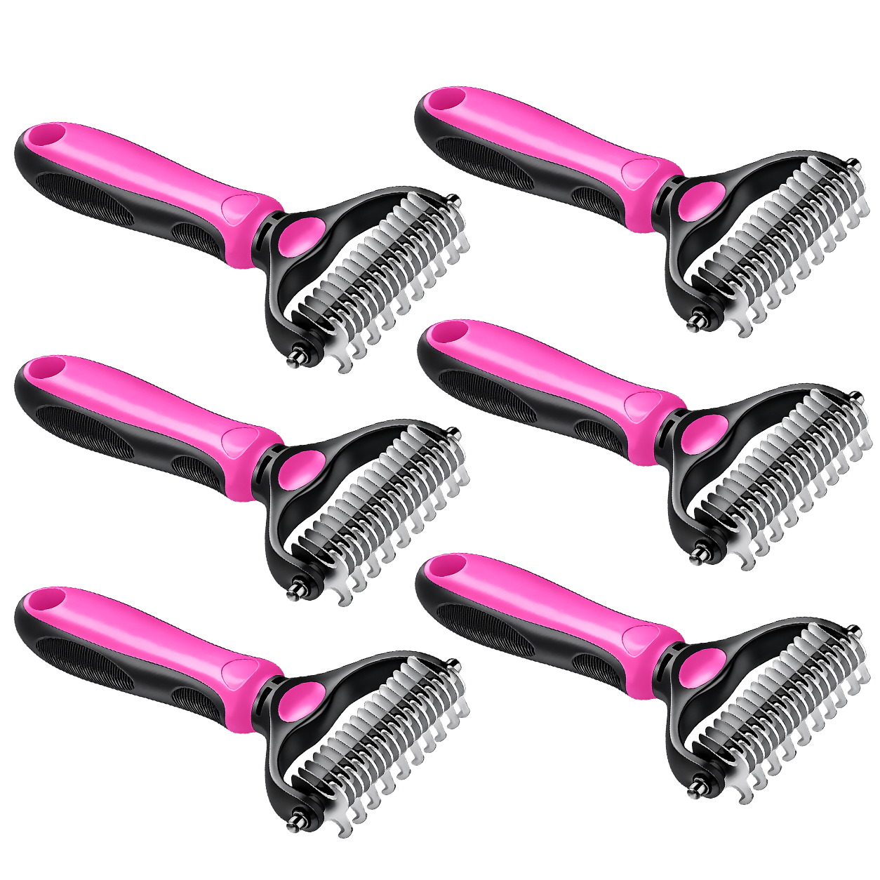 Professional Double-Sided Pet Grooming Rake β¨ Undercoat Deshedding Tool for Dogs & Cats πΆπ±