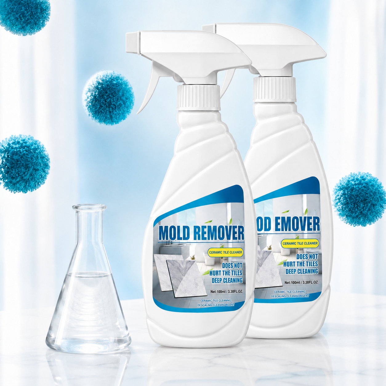 Deep Cleaning Mold Stain Remover Spray