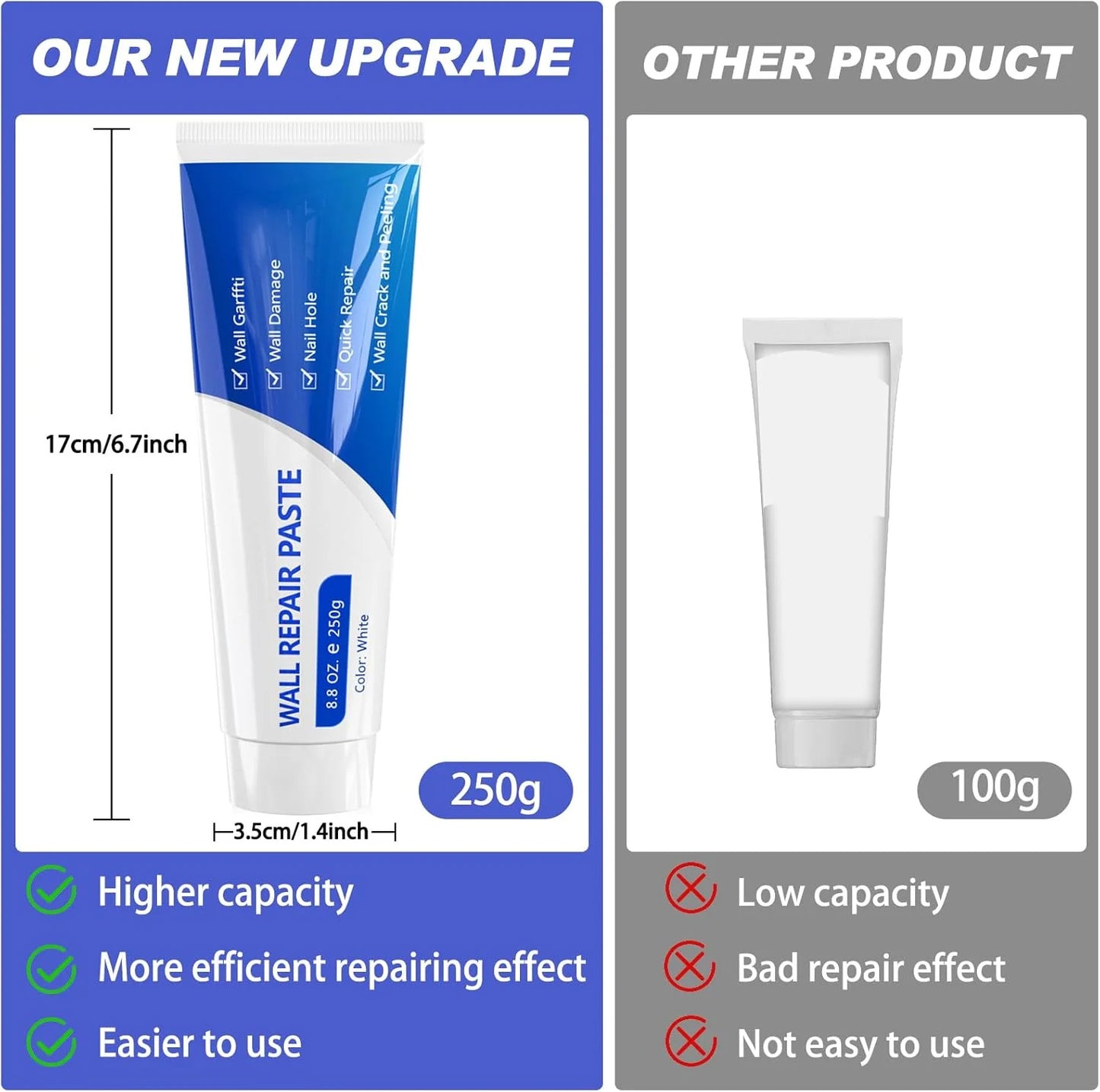 Purio™ 🏠Wall Repair Paste for Cracks and Holes