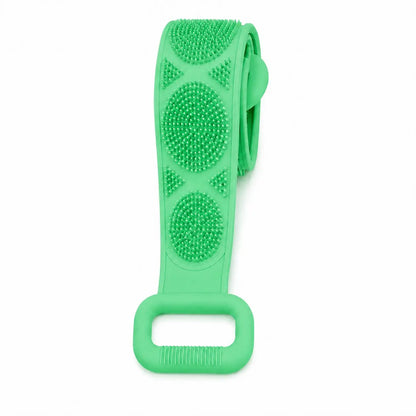 2-Pack Silicone Exfoliating Back Scrubber & Bath Brush with Handles