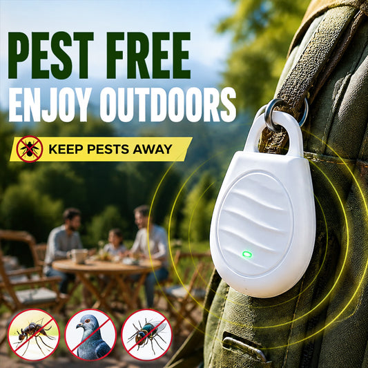 🔥Limited time offer Buy 3 get 1 free！🐦No more trouble from birds, beasts and locusts！Portable Ultrasonic Bird Repellent Keychain