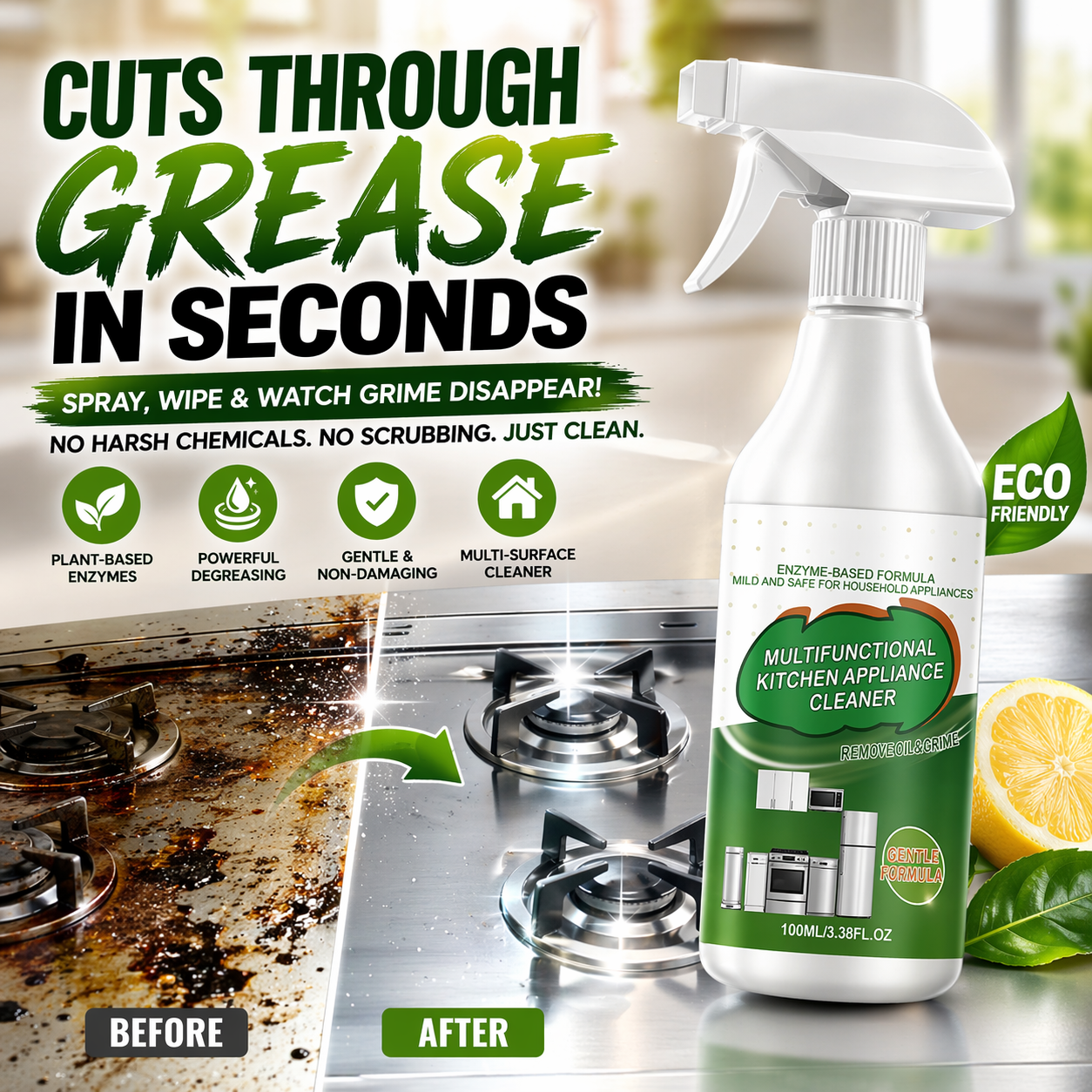 Purio™ Multi-purpose enzyme foam cleaner