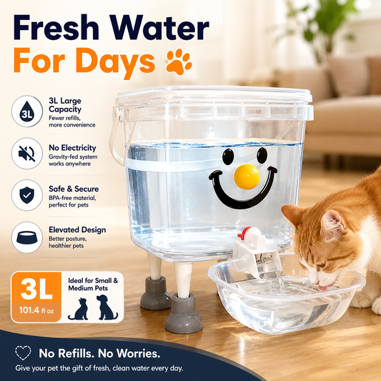 🐾 Large Capacity Automatic Pet Water Dispenser for Cats & Dogs