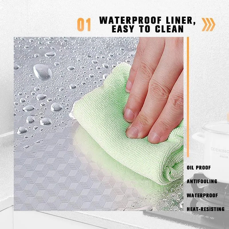 📢50% OFF !! ⏰Kitchen Peel and Stick Wallpaper Backsplash Waterproof Kitchen Stickers