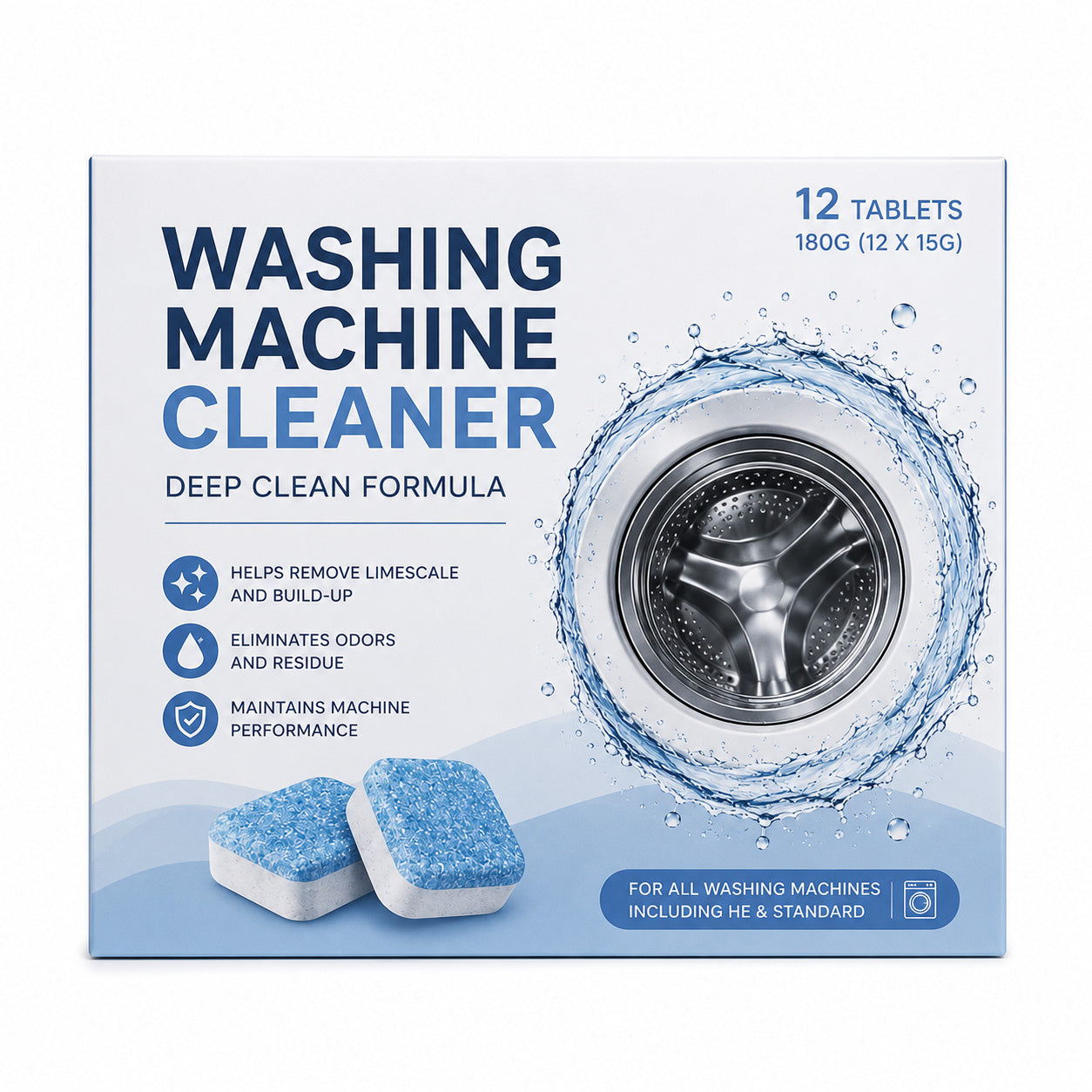 🧼Washing Machine Deep Cleaner Tablets (Offer)