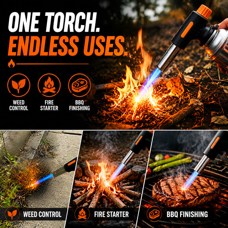 🔥 Outdoor Season Special🔥 Burn Weeds Faster Without Chemicals The powerful outdoor torch that removes stubborn weeds, lights fires, and handles everyday outdoor tasks with ease.