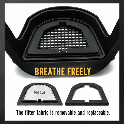 Purio™ The face shield protects the face, eyes, and airways during work.