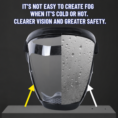 Purio™ The face shield protects the face, eyes, and airways during work.