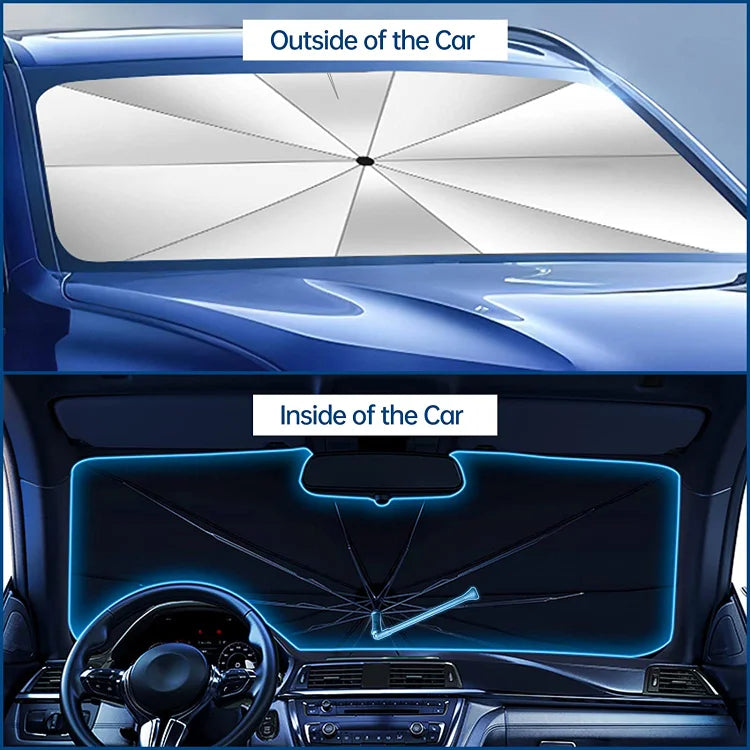 🔥Last Day 50% OFF - 2026 Upgraded Car Windshield Sun Shade Umbrella