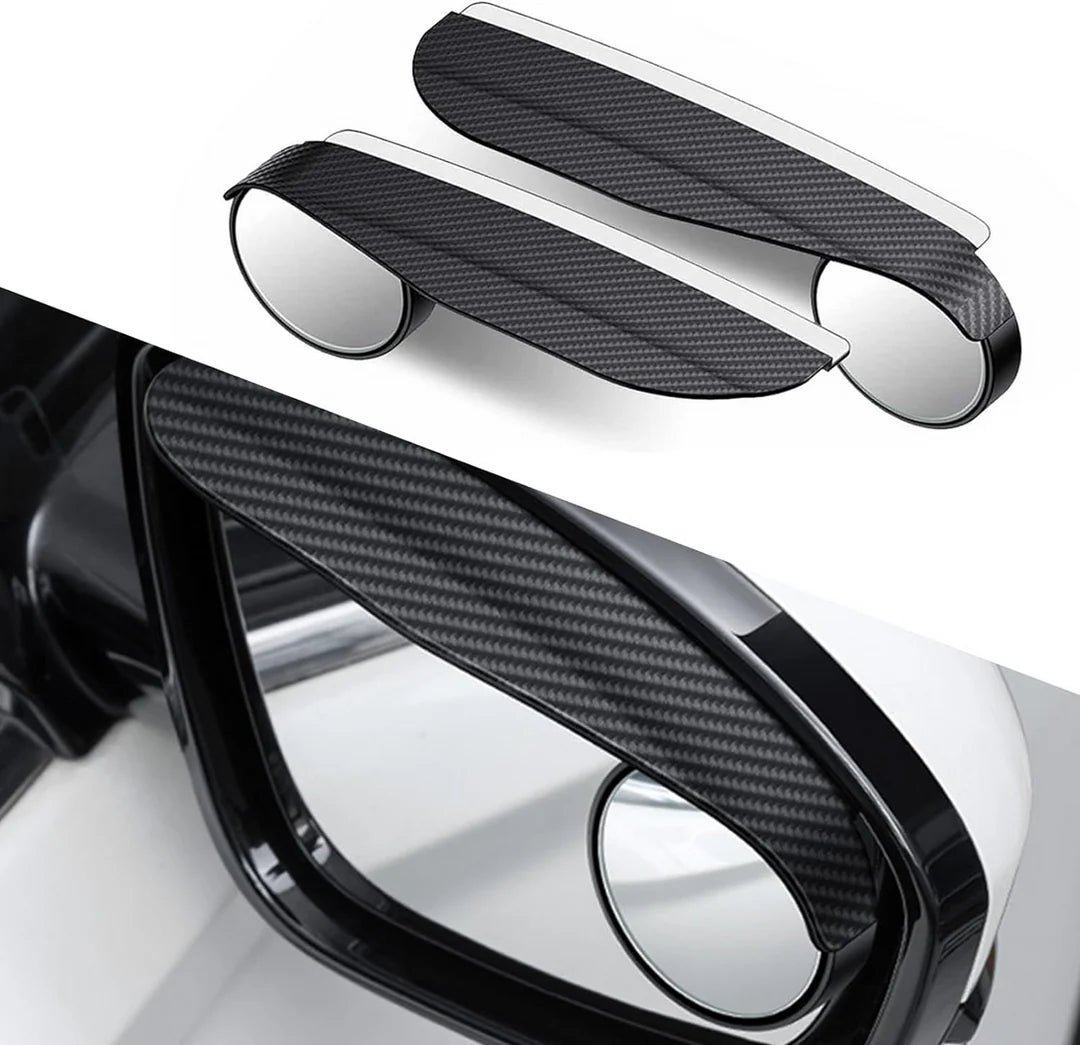 🔥Hot Selling🔥 Car Rear View Mirror Small Round Mirror Rain Eyebrow