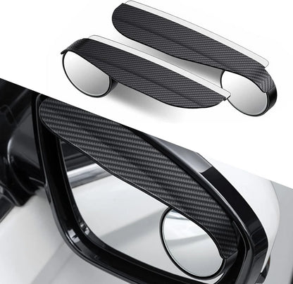 🔥Hot Selling🔥 Car Rear View Mirror Small Round Mirror Rain Eyebrow