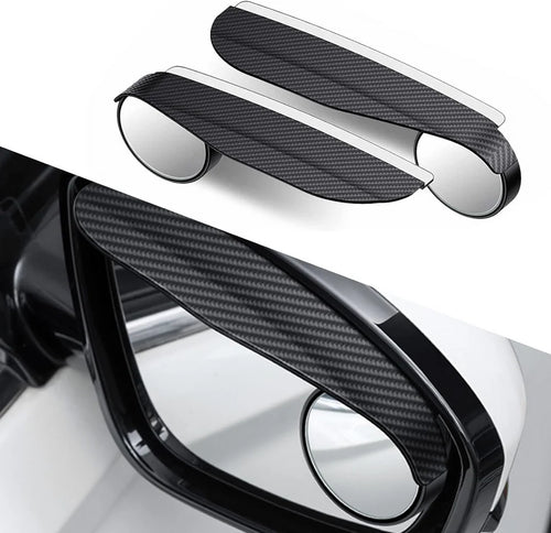 🔥Hot Selling🔥 Car Rear View Mirror Small Round Mirror Rain Eyebrow (Offer)