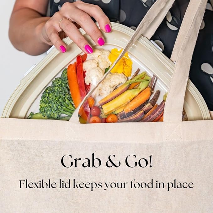 🥳2026 HOT SALE🥳💕 50% OFF! Portable Snack Tray – Fresh, Organized & Spill-Proof Snacks Anywhere 🥕✨
