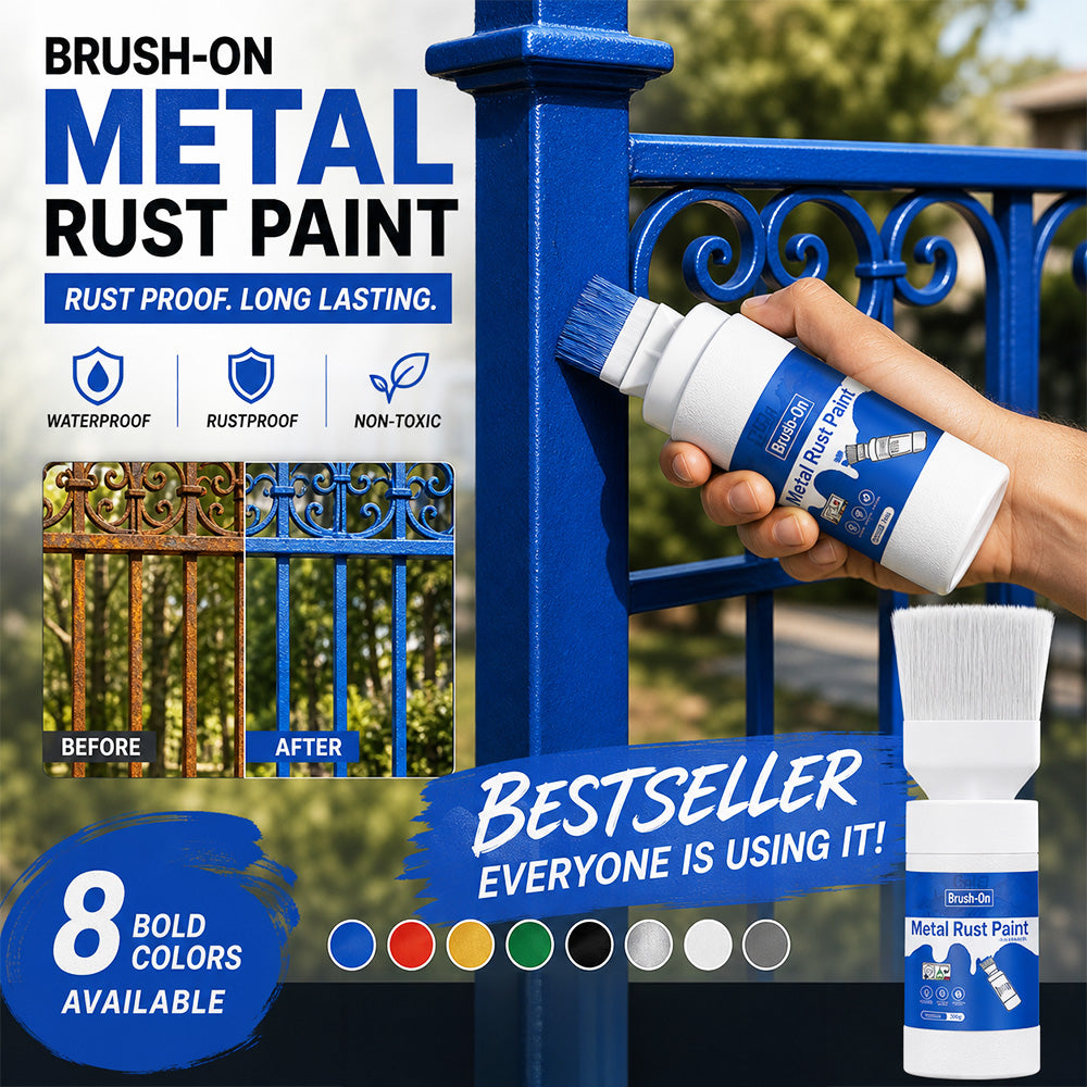 🥳2026 HOT SALE🥳💞50K+ SOLD!🖌️✨ 50% OFF! Water‑Based Metallic Silver Paint with Built‑in Brush – No extra brush needed. Covers scratches & stains in one simple spray. DIY home refresh! 🏠🎨