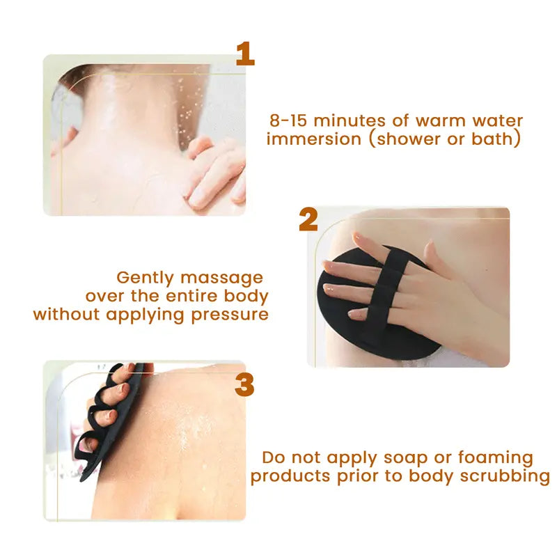 🥳2026 HOT SALE🥳💞50K+ SOLD!🌸🧖‍♀️ 50% OFF!Soft Silicone Shower Scrubber – Gentle Exfoliating Body Brush