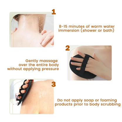 🥳2026 HOT SALE🥳💞50K+ SOLD!🌸🧖‍♀️ 50% OFF!Soft Silicone Shower Scrubber – Gentle Exfoliating Body Brush