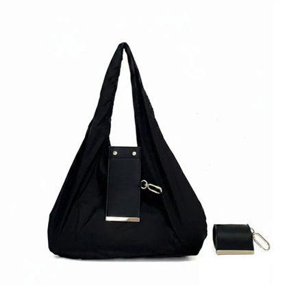 🔥LAST DAY SALE 49% OFF-👜✨Foldable Shopping Bag Keychain Eco-Friendly Reusable Tote Bag (offer)
