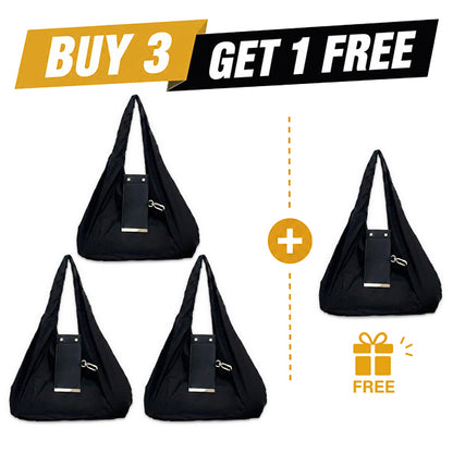 🔥LAST DAY SALE 49% OFF-👜✨Foldable Shopping Bag Keychain Eco-Friendly Reusable Tote Bag (offer)