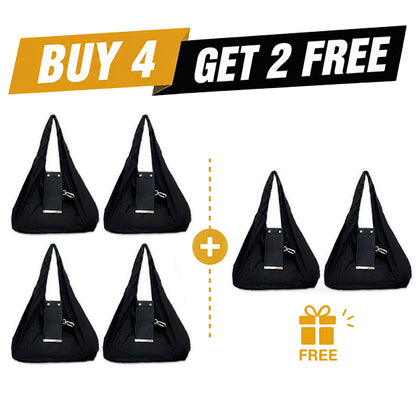 🔥LAST DAY SALE 49% OFF-👜✨Foldable Shopping Bag Keychain Eco-Friendly Reusable Tote Bag (offer)