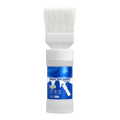 🥳2026 HOT SALE🥳💞50K+ SOLD!🖌️✨ 50% OFF! Water‑Based Metallic Silver Paint with Built‑in Brush – No extra brush needed. Covers scratches & stains in one simple spray. DIY home refresh! 🏠🎨