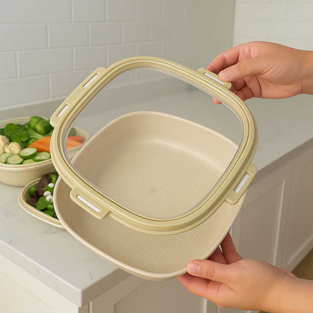 🥳2026 HOT SALE🥳💕 50% OFF! Portable Snack Tray – Fresh, Organized & Spill-Proof Snacks Anywhere 🥕✨
