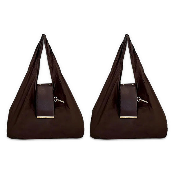 🔥LAST DAY SALE 49% OFF-👜✨Foldable Shopping Bag Keychain Eco-Friendly Reusable Tote Bag (offer)