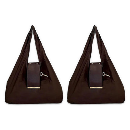 🔥LAST DAY SALE 49% OFF-👜✨Foldable Shopping Bag Keychain Eco-Friendly Reusable Tote Bag (offer)