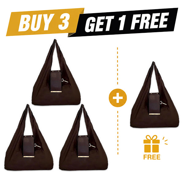 🔥LAST DAY SALE 49% OFF-👜✨Foldable Shopping Bag Keychain Eco-Friendly Reusable Tote Bag (offer)