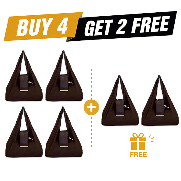 🔥LAST DAY SALE 49% OFF-👜✨Foldable Shopping Bag Keychain Eco-Friendly Reusable Tote Bag (offer)