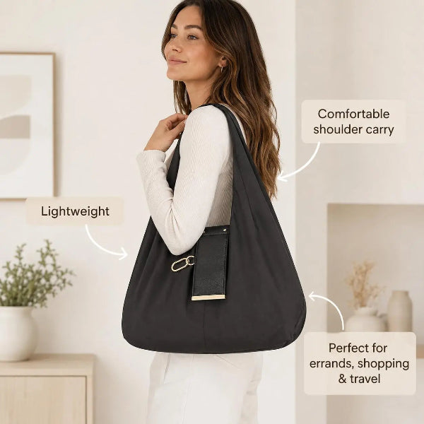 🔥LAST DAY SALE 49% OFF-👜✨Foldable Shopping Bag Keychain Eco-Friendly Reusable Tote Bag (offer)