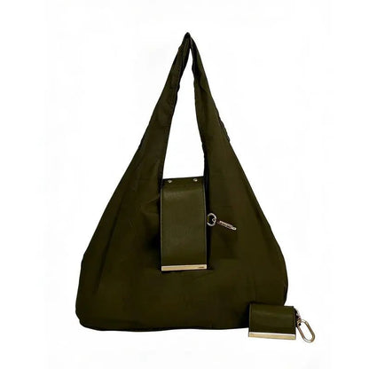 🔥LAST DAY SALE 49% OFF-👜✨Foldable Shopping Bag Keychain Eco-Friendly Reusable Tote Bag (offer)
