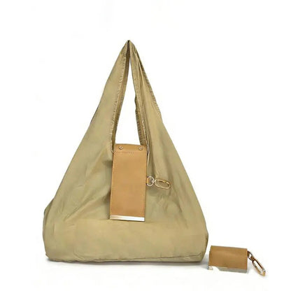 🔥LAST DAY SALE 49% OFF-👜✨Foldable Shopping Bag Keychain Eco-Friendly Reusable Tote Bag (offer)