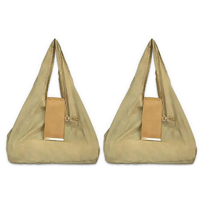 🔥LAST DAY SALE 49% OFF-👜✨Foldable Shopping Bag Keychain Eco-Friendly Reusable Tote Bag (offer)