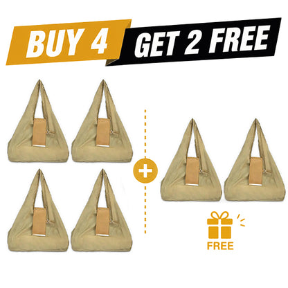 🔥LAST DAY SALE 49% OFF-👜✨Foldable Shopping Bag Keychain Eco-Friendly Reusable Tote Bag (offer)