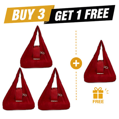 🔥LAST DAY SALE 49% OFF-👜✨Foldable Shopping Bag Keychain Eco-Friendly Reusable Tote Bag (offer)