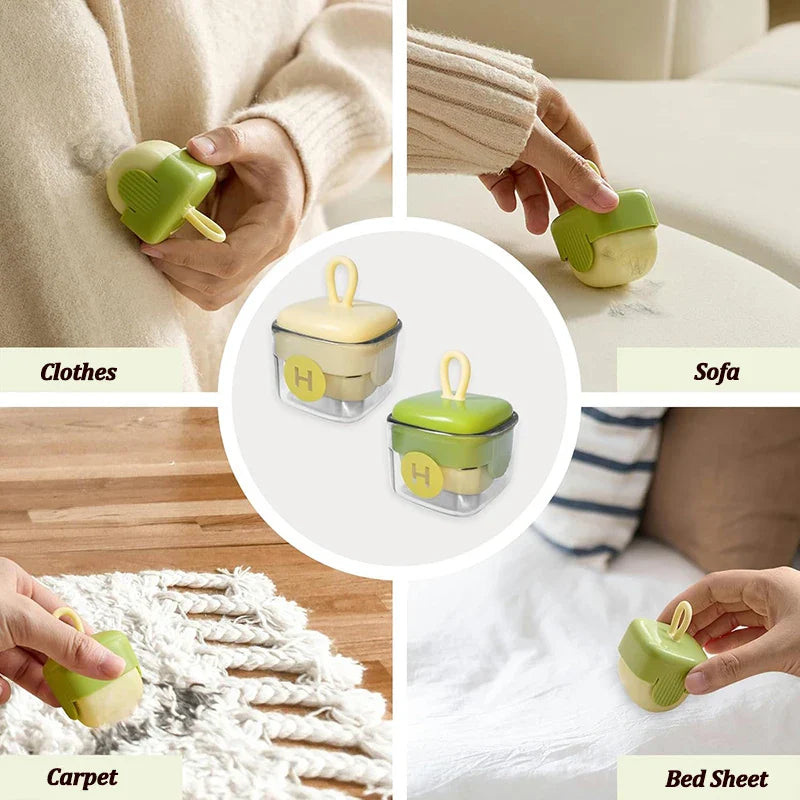 Washable Reusable Lint Remover – Portable Sticky Roller for Clothes, Pet Hair & Dust Cleaning