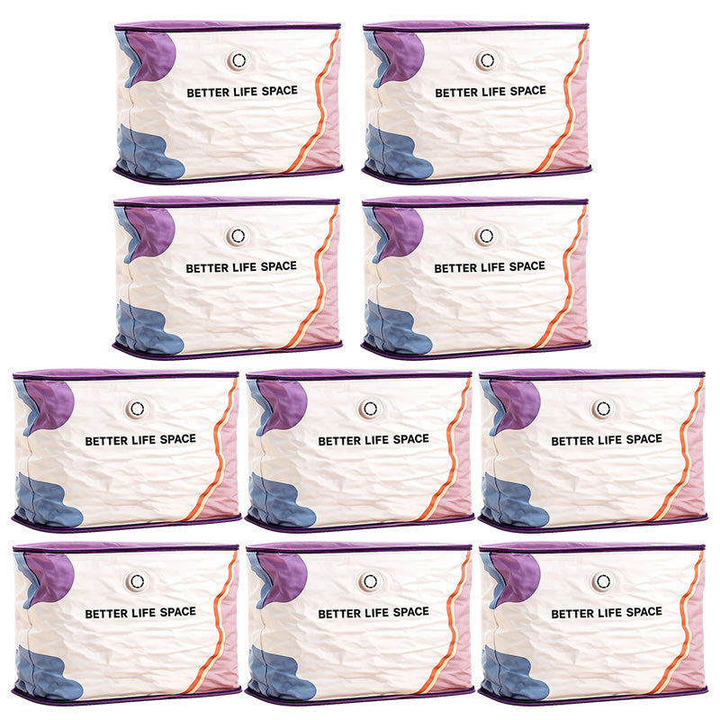 🔥No‑Pump Vacuum Storage Bags – Press & seal, no pump needed.