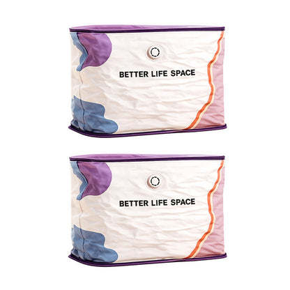🔥No‑Pump Vacuum Storage Bags – Press & seal, no pump needed.