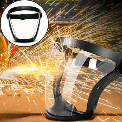Purio™ The face shield protects the face, eyes, and airways during work.