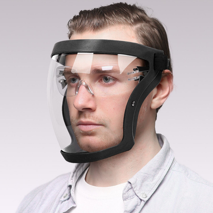 Purio™ The face shield protects the face, eyes, and airways during work.