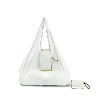 🔥LAST DAY SALE 49% OFF-👜✨Foldable Shopping Bag Keychain Eco-Friendly Reusable Tote Bag (offer)