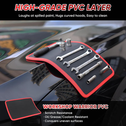 Purio™ Magnetic Tool Tray Mat – Flexible Workshop Organizer for Metal Surfaces