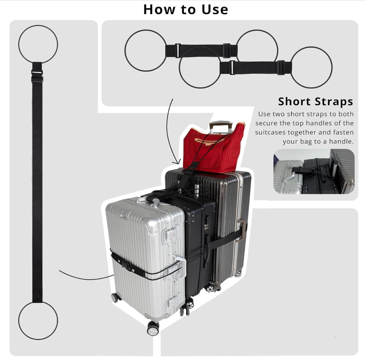 Purio™ Travel Strap Pro Luggage Strap (offer)