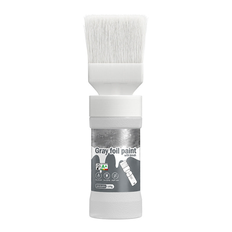 🥳2026 HOT SALE🥳💞50K+ SOLD!🖌️✨ 50% OFF! Water‑Based Metallic Silver Paint with Built‑in Brush – No extra brush needed. Covers scratches & stains in one simple spray. DIY home refresh! 🏠🎨
