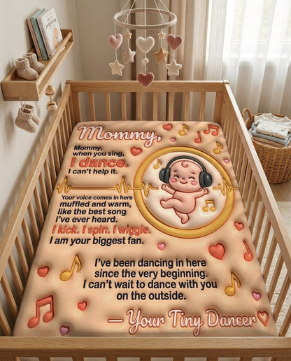 Baby Dancing With Headphones Blanket
