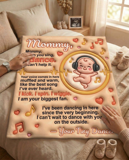 Baby Dancing With Headphones Blanket