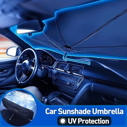 🔥🔥Last Day 50% OFF - 2026 Upgraded Car Windshield Sun Shade Umbrella