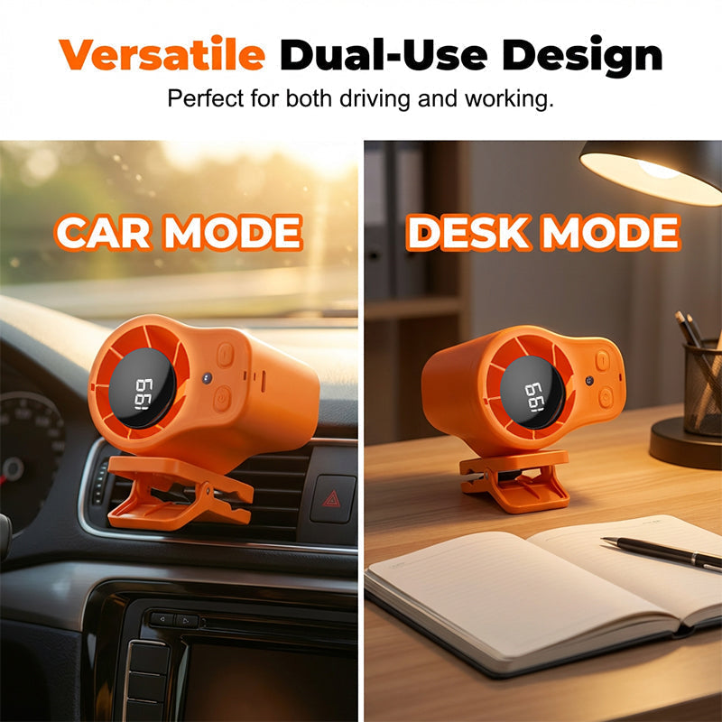 🔥HOT SALE50% OFF🔥Hands-Free Personal Cooling Fan with LED Display