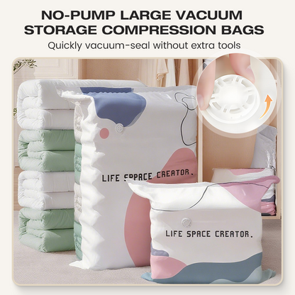 No‑Pump Vacuum Storage Bags （offer）