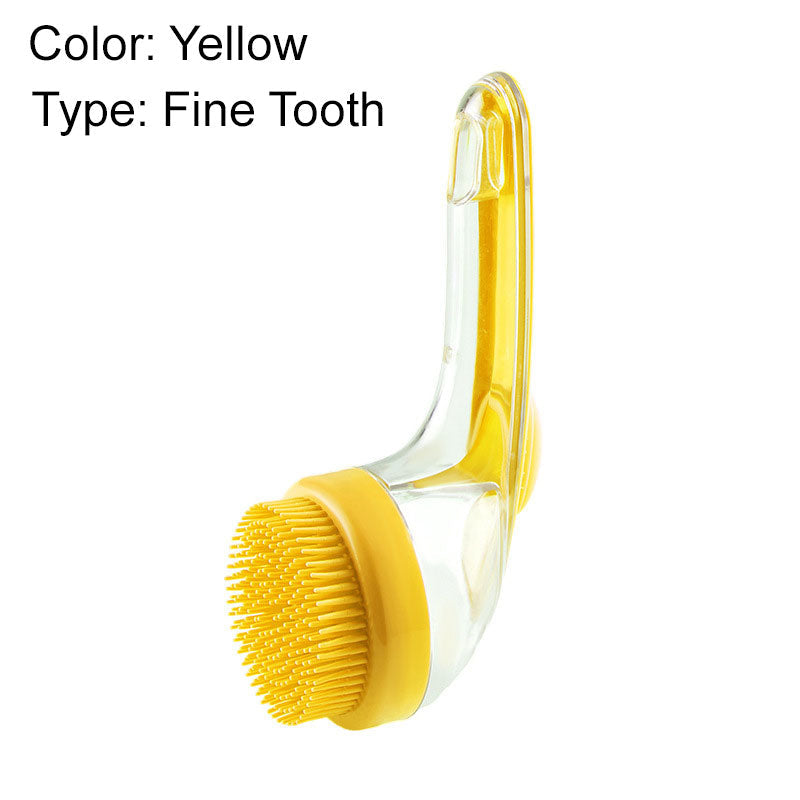 🥳2026 HOT SALE🥳💞50K+ SOLD!🛁🐾 50% OFF! All‑in‑One Bath Brush – Built‑in shampoo dispenser, 2‑sided bristles. Gentle scrubbing, easy clean. Stress‑free bath time for you & your pet! 💧✨